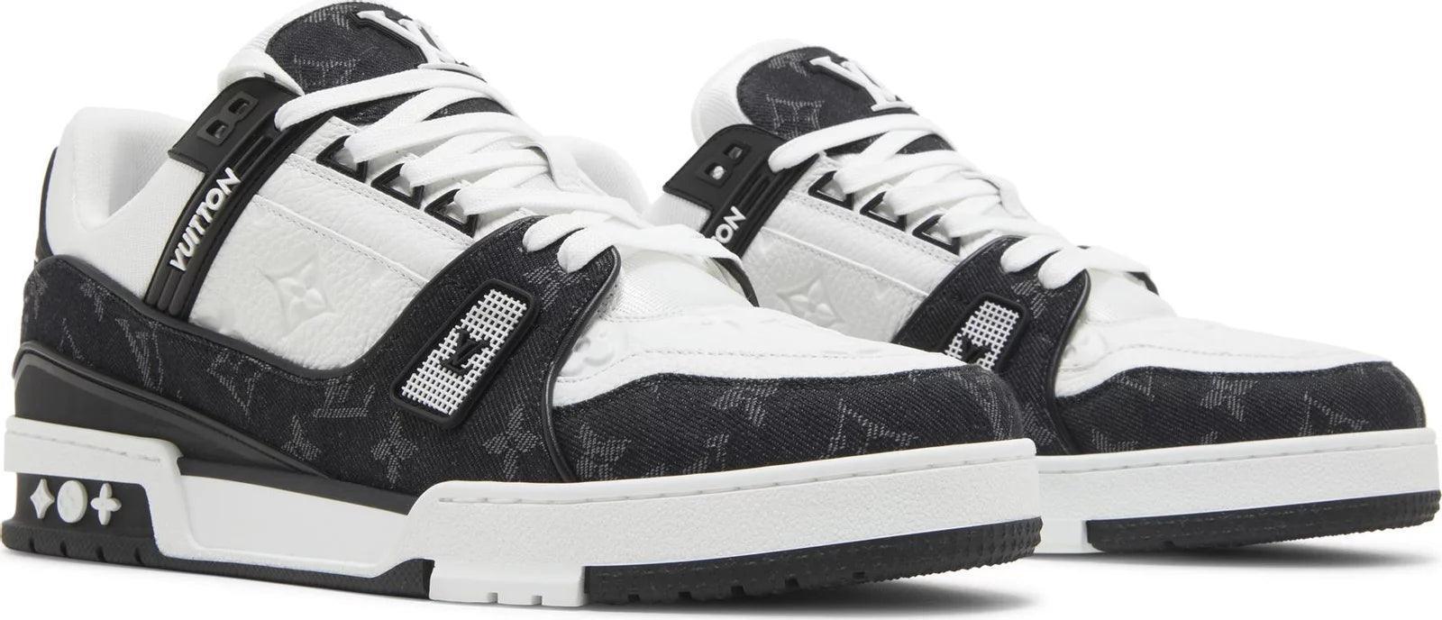 Louis Vuitton LV Trainer Monogram Denim White Black - Supra Sneakers