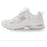 White sneaker with New Balance logo on a white background - Image 4