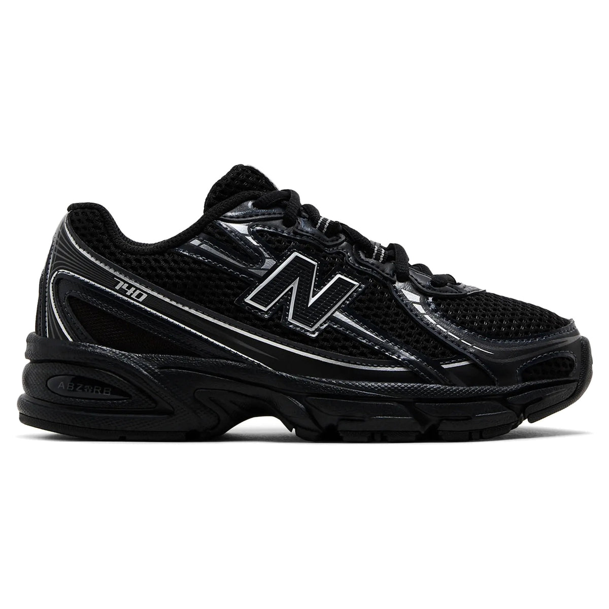 New Balance 740 Black Silver Metallic (GS)