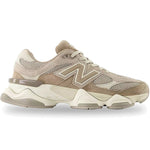 Beige sneaker with New Balance logo on a white background - Image 1