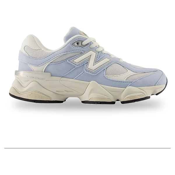 Light blue and beige sneaker on a white background