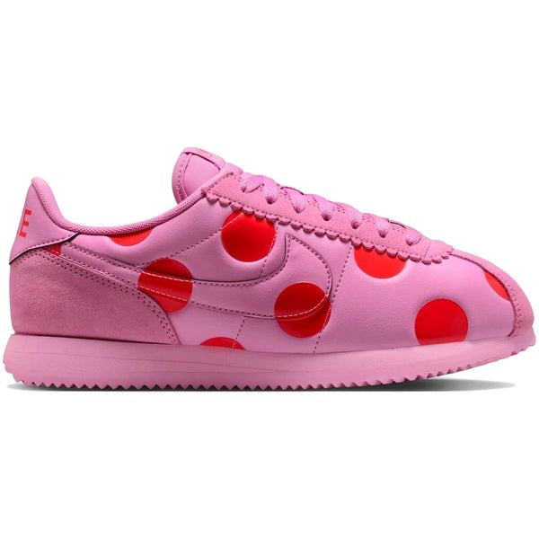 Nike Cortez Polka Dots Light Magenta Bright Crimson Pink (Women's) sneakers — style IR1332-500 — photo 1 of 5