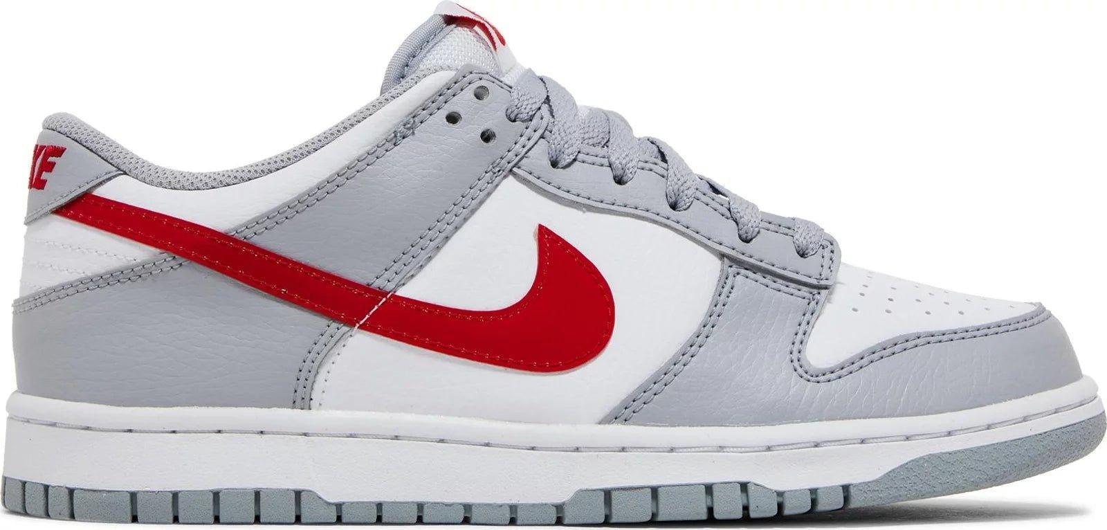 Nike Dunk Low White Grey Red - Supra Sneakers