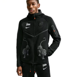 Nike x Patta Netherlands Men's Tech Fleece Full-Zip Windrunner Hoodie Black - Image 1