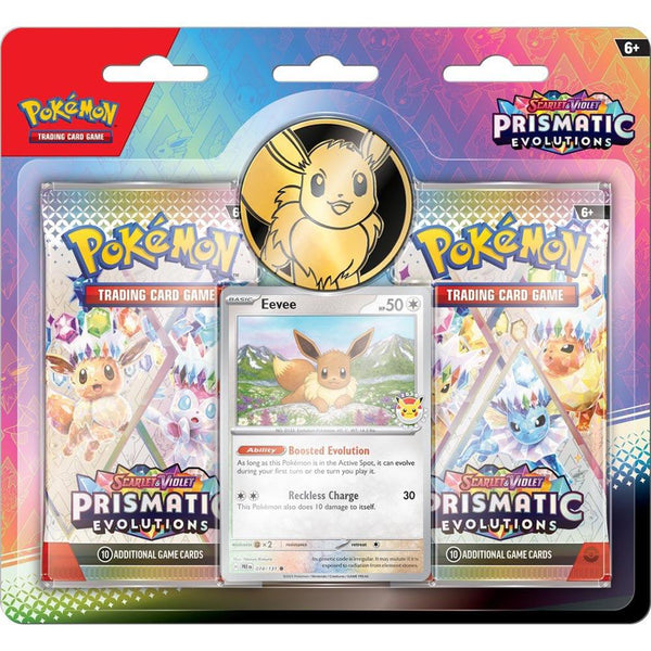 Pokémon TCG: Scarlet & Violet Prismatic Evolutions 2 Booster Pack Blister Box
