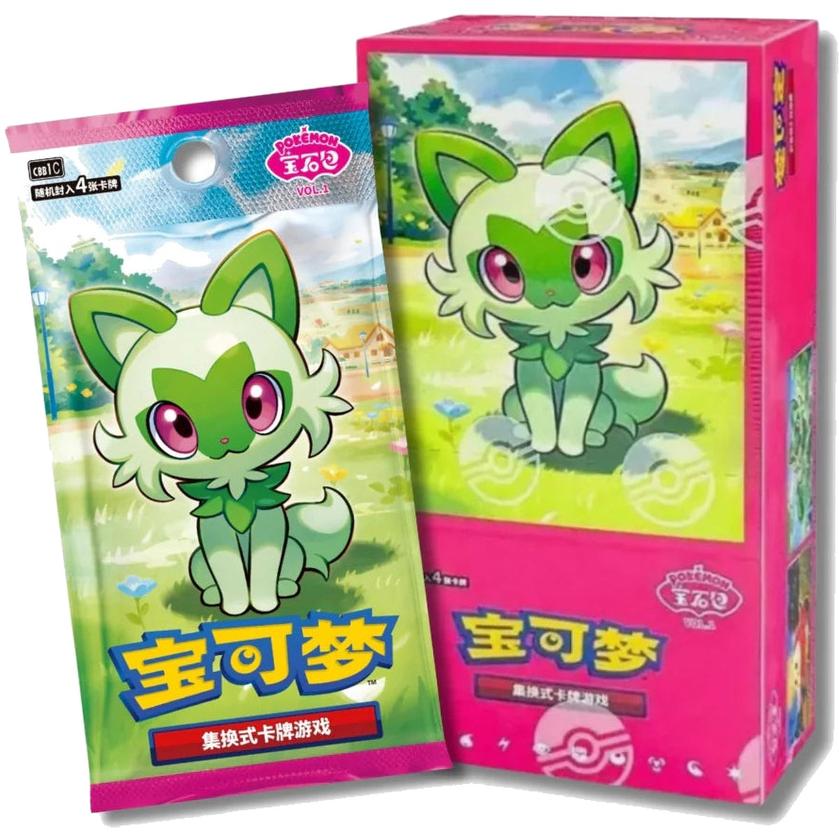 Pokémon TCG: Simplified Chinese Gem Pack Booster Box (CBB1C)