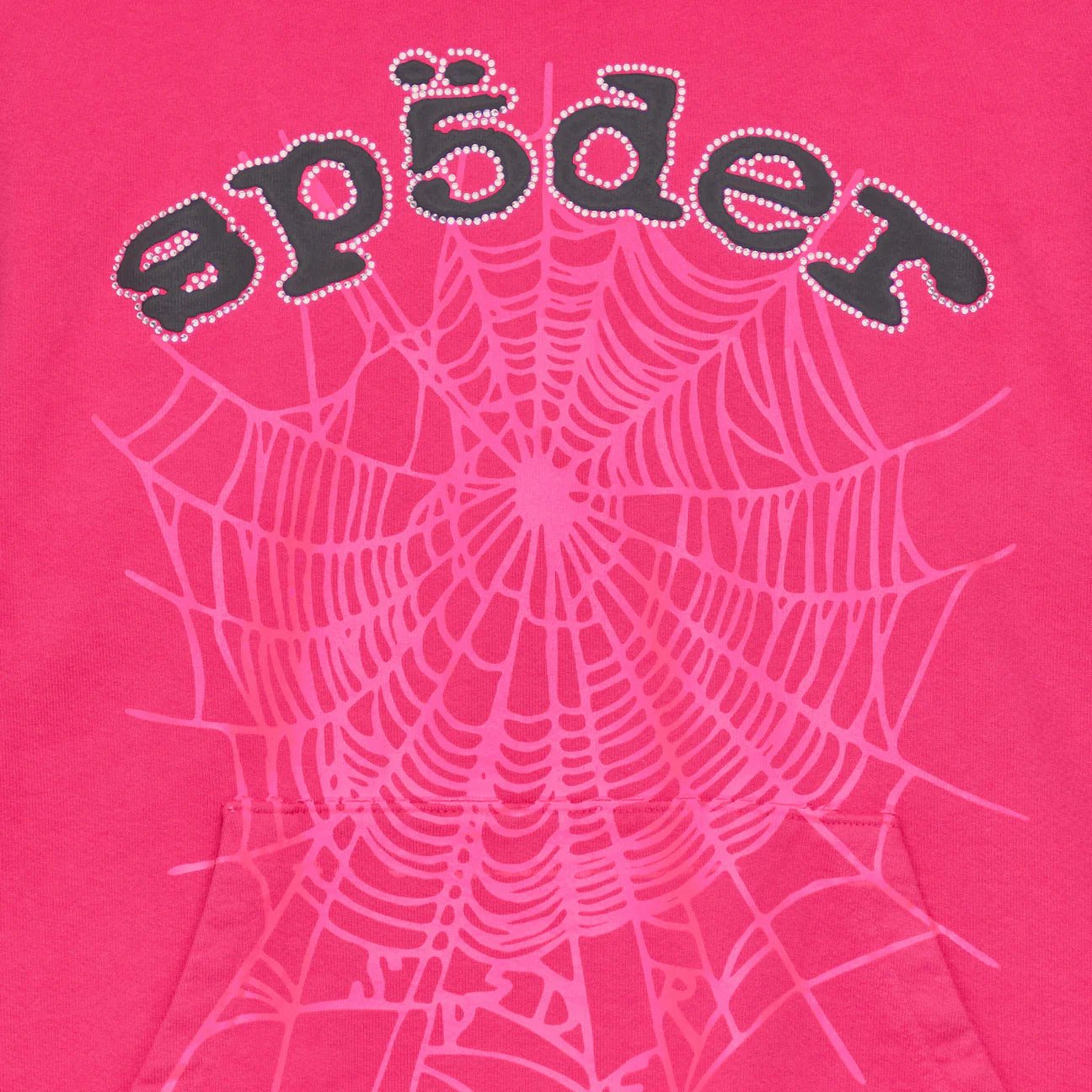Sp5der Legacy Web Hoodie Pink & Black - Supra Sneakers