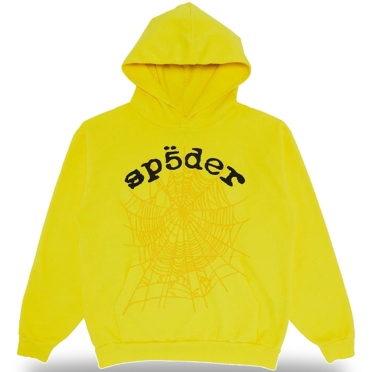 Sp5der Legacy Web Hoodie Yellow