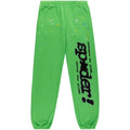 Sp5der Punk V2 Rhinestone Sweatpant Bright Green