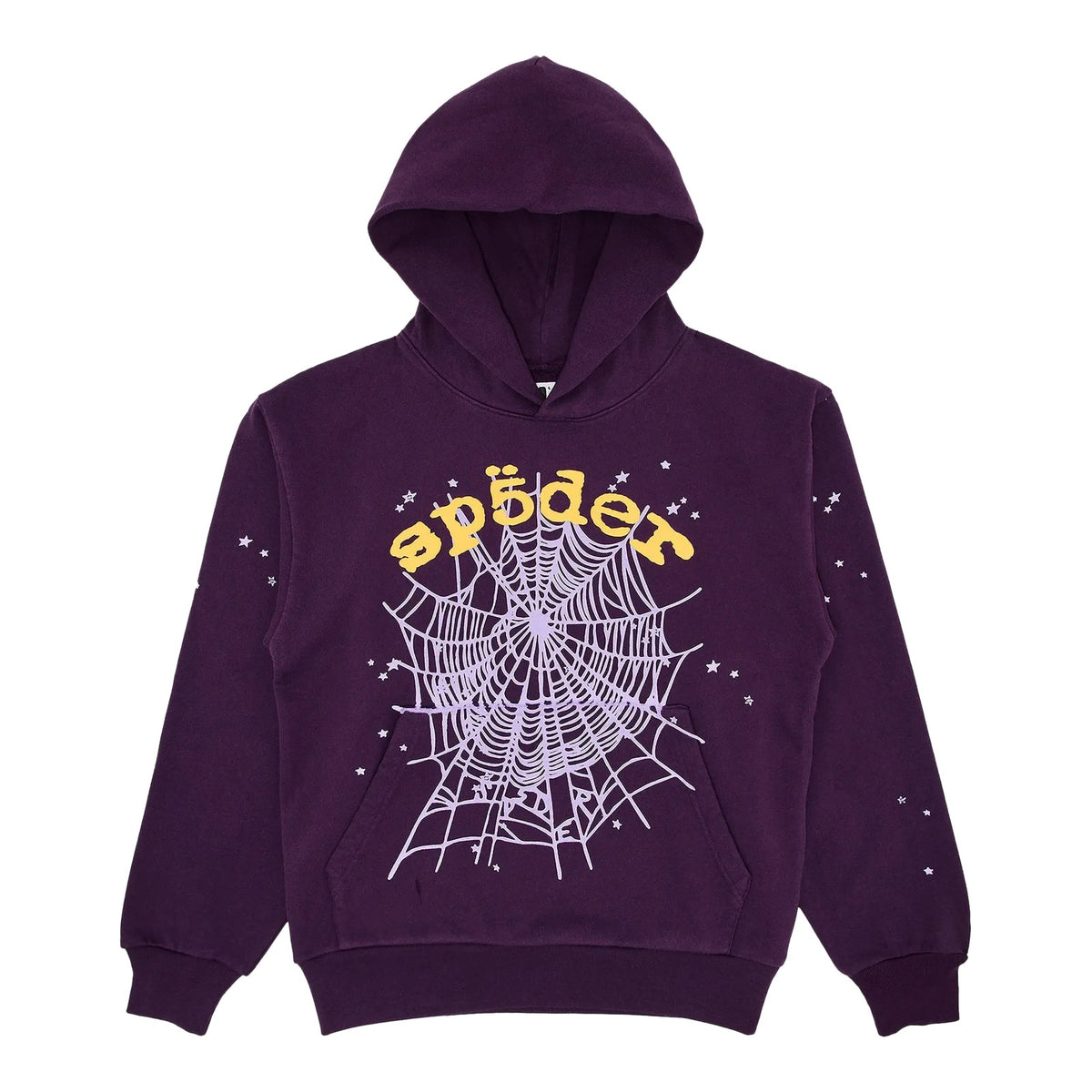 Sp5der Purple Star OG Web V2 Hoodie Purple "Lakers"