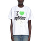 Sp5der Souvenir "I Heart Sp5der" Tee White / Green - Supra Sneakers