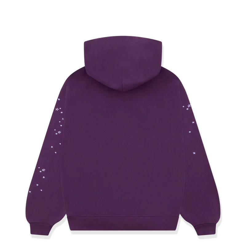 Sp5der Purple Star OG Web V2 Hoodie "Lakers"