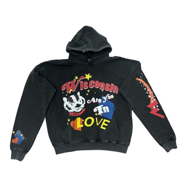 Supra Sneakers State Pride Hoodie Washed Black - Supra Sneakers