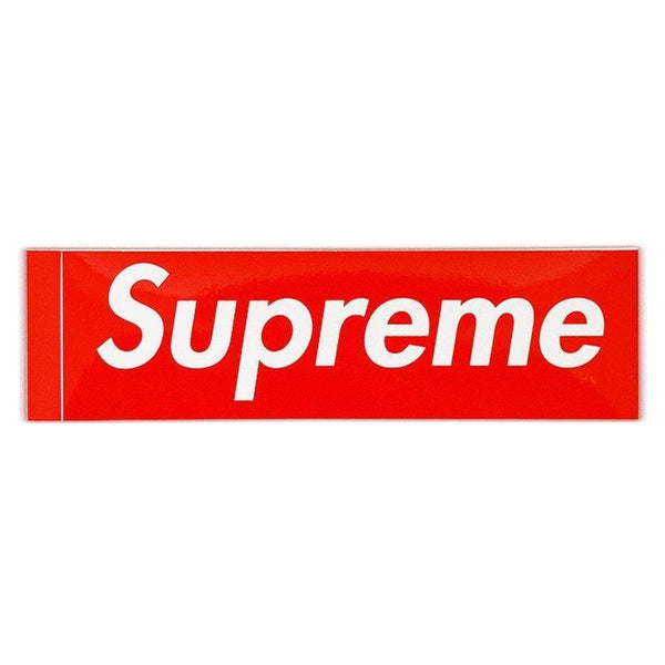 Supreme Box Logo Sticker Red - Supra Sneakers