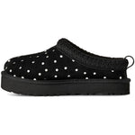 UGG Tazz Shiny Dots Slipper Black (Big Kids) — three-quarter view - Image 3