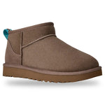 Brown suede ankle boot on a white background - Image 2