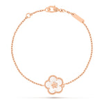 Van Cleef & Arpels Lucky Spring bracelet, plum blossom 18K rose gold, Mother-of-pearl - Image 1