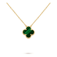 Van Cleef & Arpels Vintage Alhambra pendant 18K yellow gold, Malachite