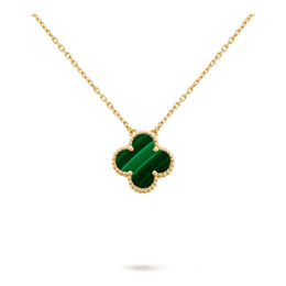 Van Cleef & Arpels Vintage Alhambra pendant 18K yellow gold, Malachite
