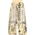 Vertabrae VERT Ivory Graffiti Sweat Pants