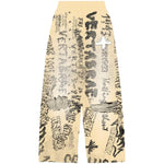 Vertabrae VERT Ivory Graffiti Sweat Pants - Supra Sneakers - Image 1
