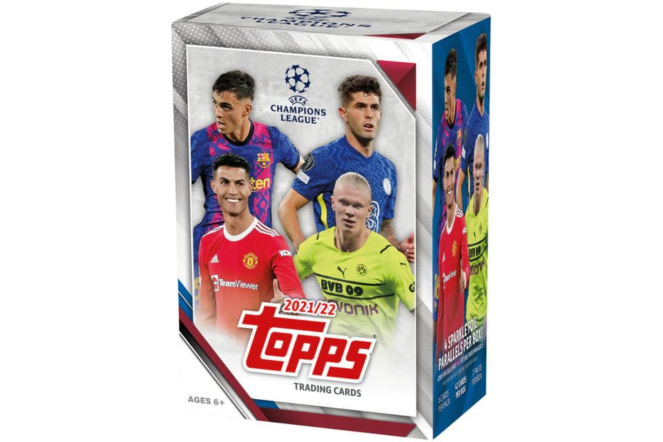 2021-22 Topps UEFA Champions League Collection Soccer Blaster Box - Supra Sneakers