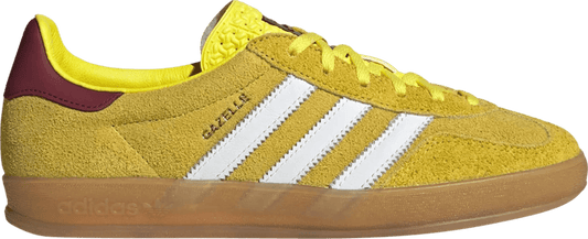 Adidas Gazelle Indoor Bright Yellow Burgundy (W) - Supra Sneakers