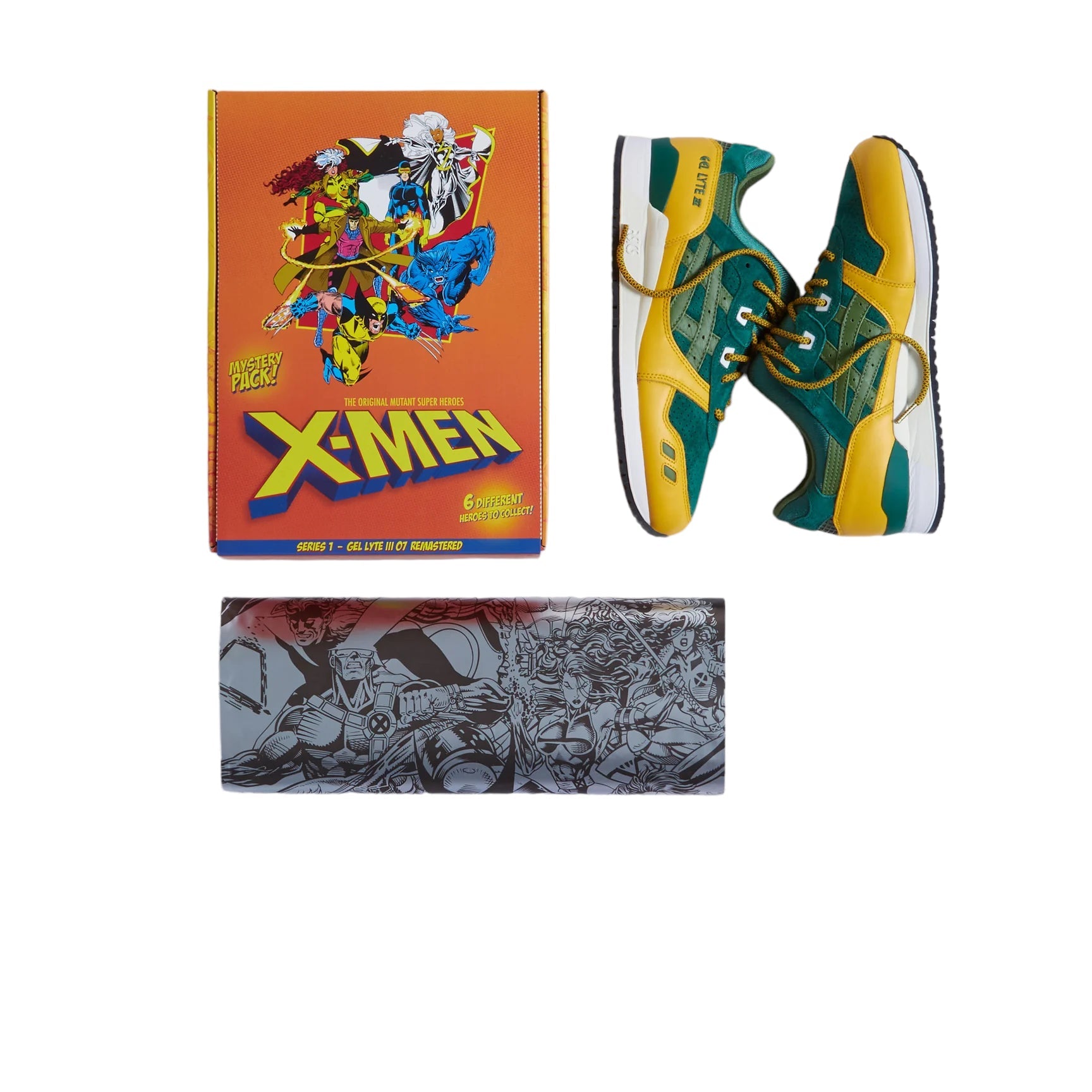 ASICS Gel-Lyte III '07 Remastered Kith Marvel X-Men Mystery Sealed Box (Trading Card Included) - Supra Sneakers