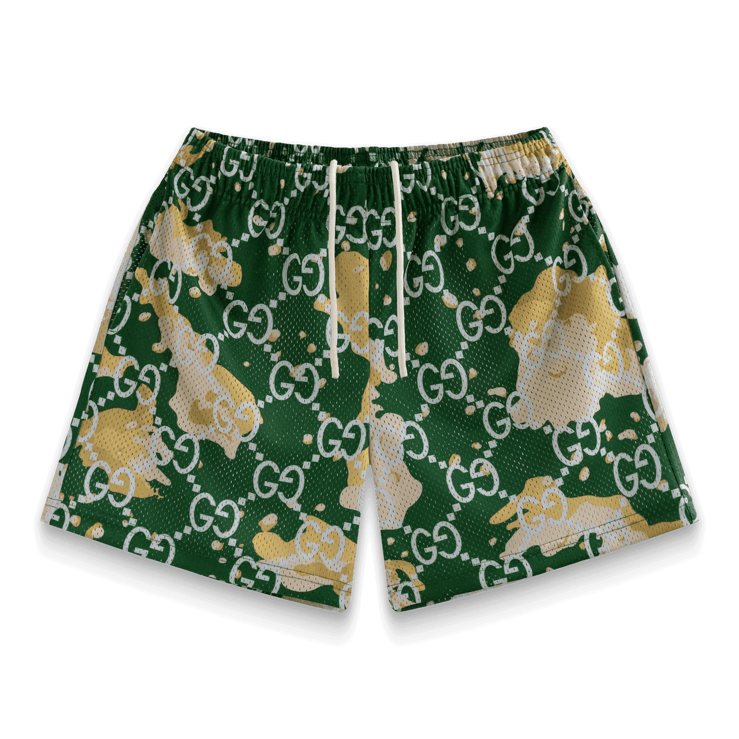 Bravest Studios Emerald Camo Mega G Shorts - Supra Sneakers