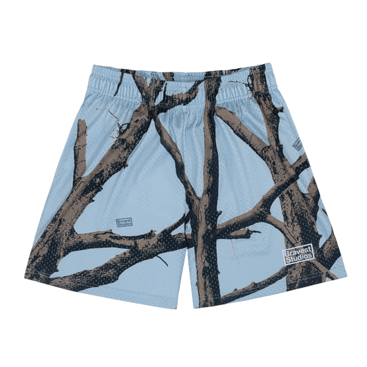 Bravest Studios Tree Camo Short Baby Blue - Supra Sneakers