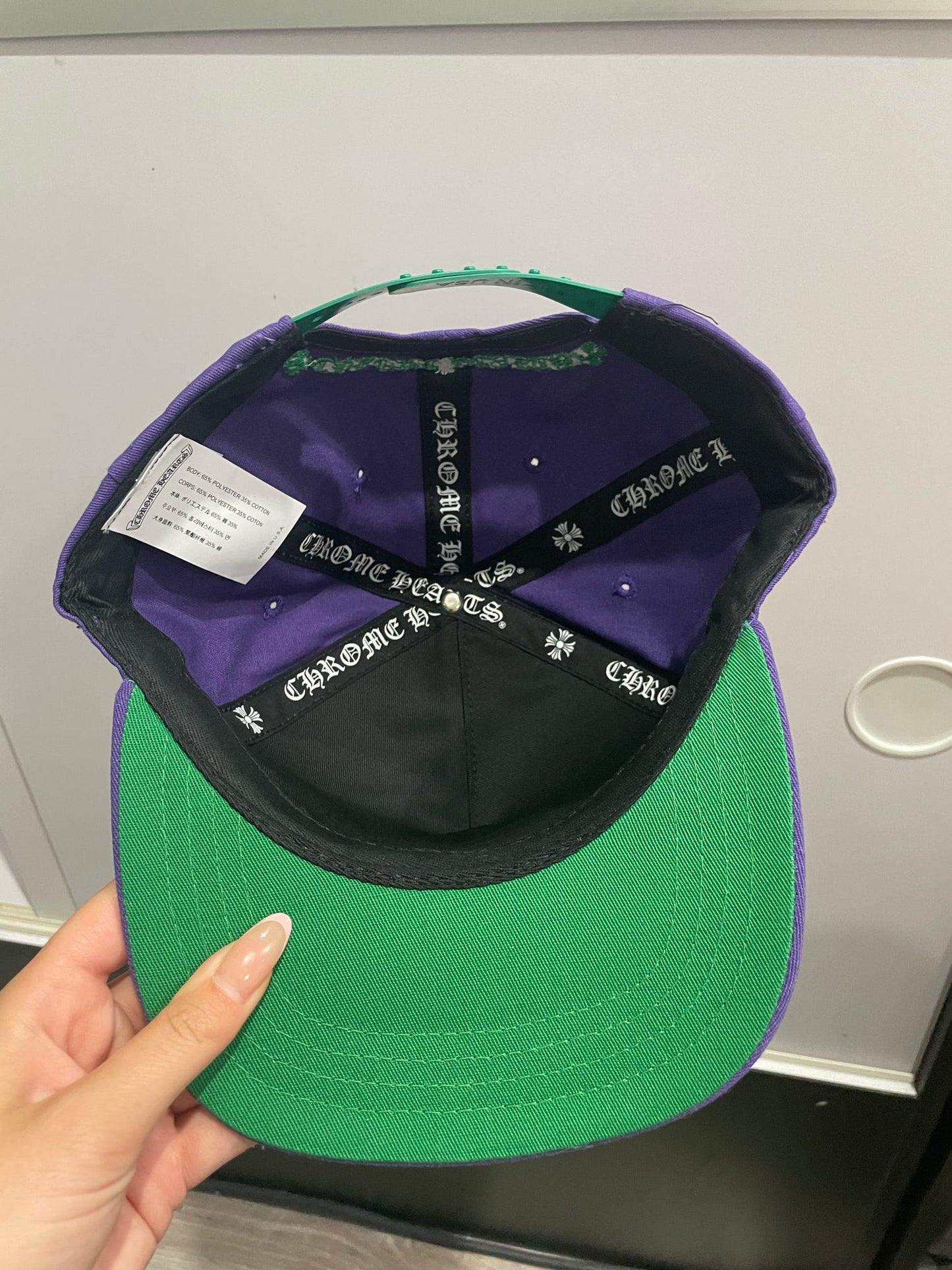 Chrome Hearts Baseball Cap Purple / Green - Supra Sneakers