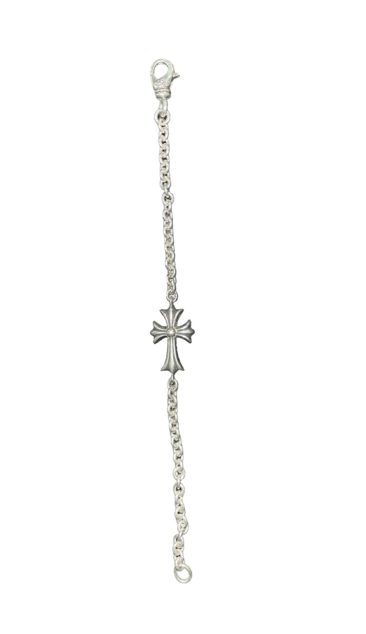 Chrome Hearts Cross Silver Tiny Bracelet (7.5 inches) - Supra Sneakers