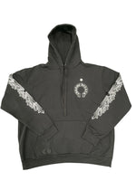 Chrome Hearts Horseshoe Floral Hoodie Black - Supra Sneakers - Image 3