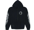 Chrome Hearts Horseshoe Floral Hoodie Black