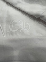 Chrome Hearts Horseshoe Floral Zip-Up Hoodie White - Supra Sneakers - Image 6