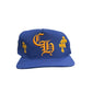 Chrome Hearts Leather Patches Snapback Hat Blue / Yellow - Supra Sneakers