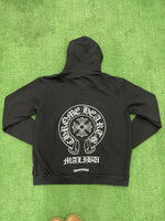 Chrome Hearts Malibu Exclusive Horse Shoe Zip Up Hoodie Black - Supra Sneakers - Image 6