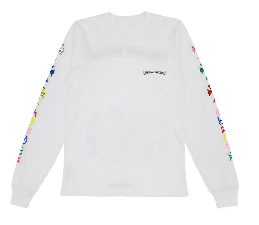 Chrome Hearts Multi Color Cemetery L/S T-Shirt White - Supra Sneakers