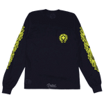 Chrome Hearts Neck Scroll Logo L/S T-shirt Black Green - Supra Sneakers - Image 1