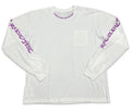 Chrome Hearts Neck Scroll Logo L/S T-shirt White Purple