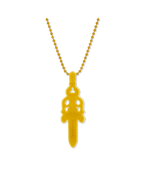 Chrome Hearts Silichrome Dagger Necklace Yellow - Supra Sneakers - Image 1