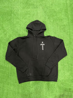 Chrome Hearts USA Shoulder Logo Hoodie Black - Supra Sneakers - Image 3