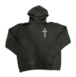 Chrome Hearts USA Shoulder Logo Hoodie Black - Supra Sneakers - Image 1