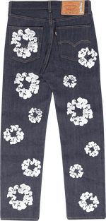 Denim Tears Levi's The Cotton Wreath Jean Selvedge - Supra Sneakers - Image 2