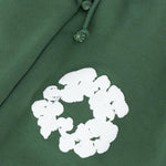 Denim Tears The Cotton Wreath Sweat Shorts Green - Supra Sneakers - Image 3