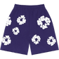 Denim Tears The Cotton Wreath Sweat Shorts Purple - Supra Sneakers