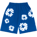 Denim Tears The Cotton Wreath Sweat Shorts Royal Blue