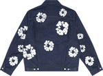 Denim Tears x Levi's Wreath Jean Jacket Raw Selvedge - Supra Sneakers - Image 2