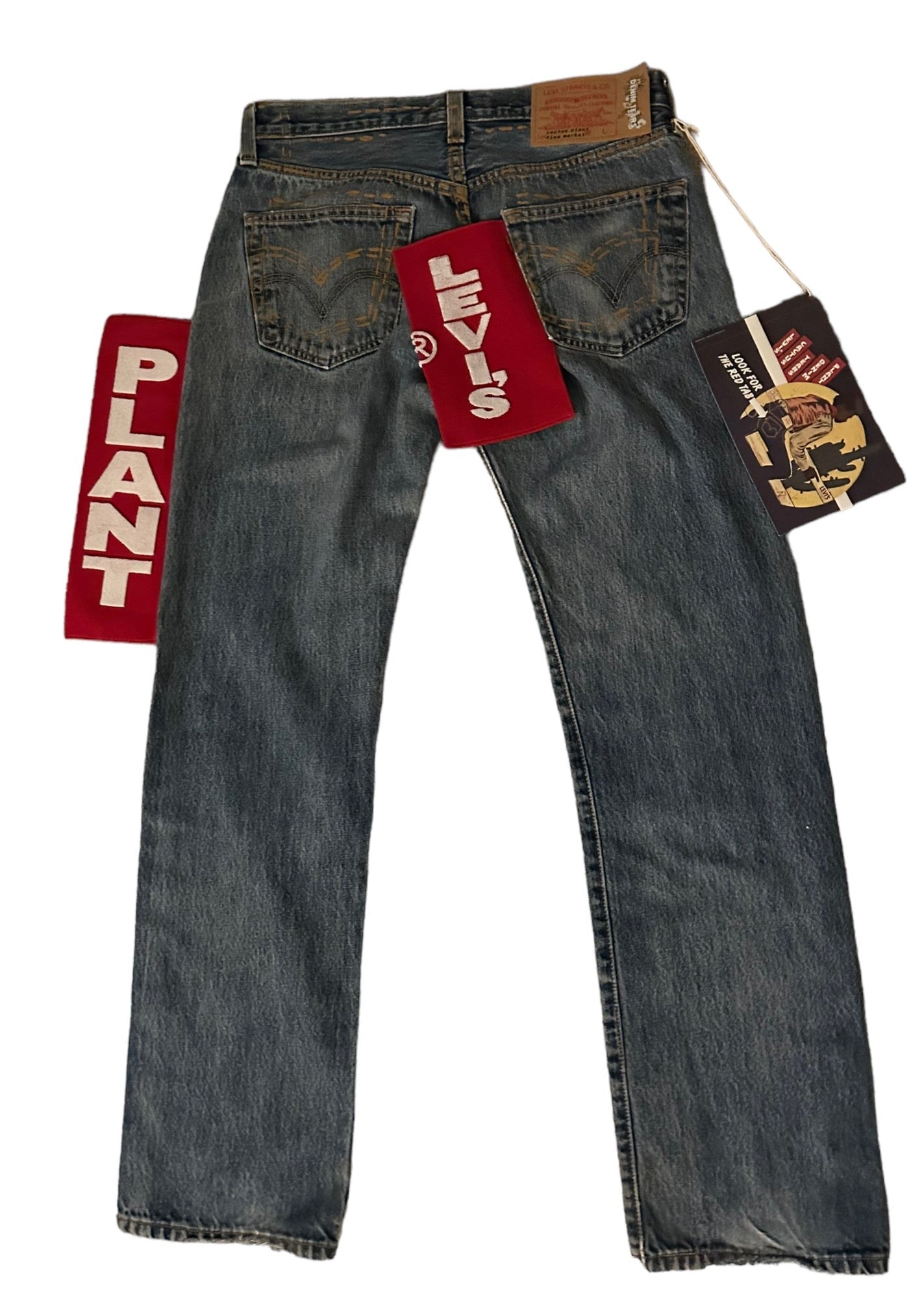 Denim Tears x Levi's x CPFM Denim Jeans Medium Wash - Supra Sneakers