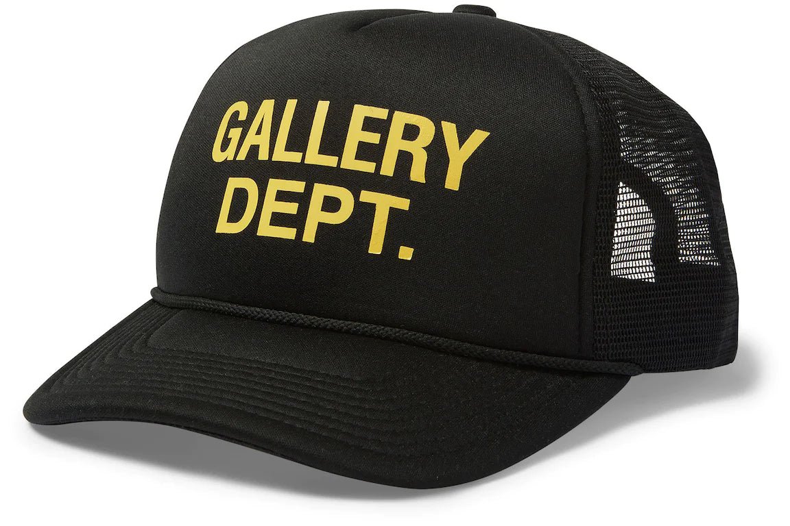 Gallery Dept. Logo Trucker Hat Black - Supra Sneakers